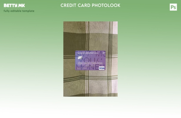 модерен стил Algeria Banque de Développement Локална виза картичка photolook пре